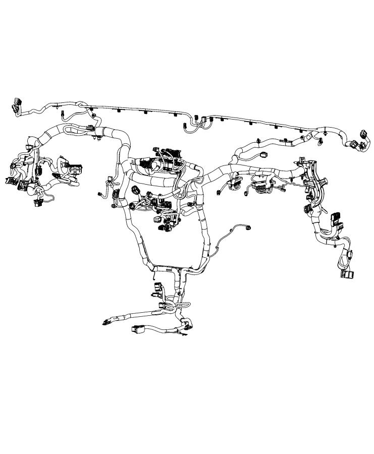 Diagram WIRING, INSTRUMENT PANEL. for your Chrysler Voyager  