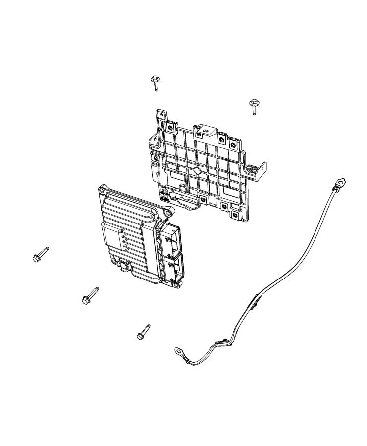 Full size assembly image of Modules, Engine Compartment. (1/1)