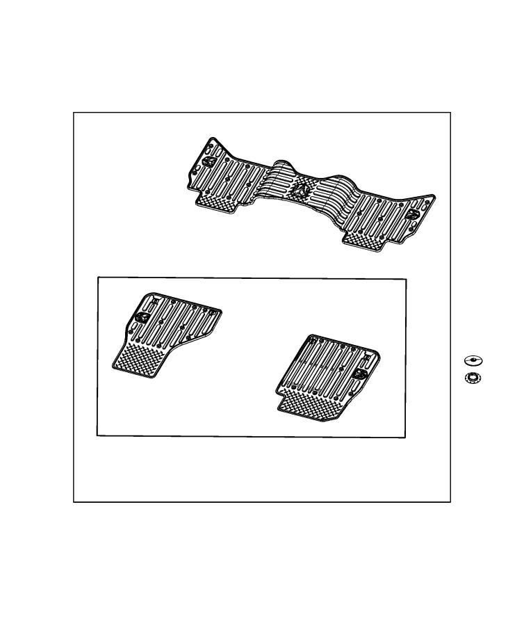 Diagram Carpet, Complete. for your 2016 Ram 2500 6.7L Turbo I6 Diesel M/T 4X2  