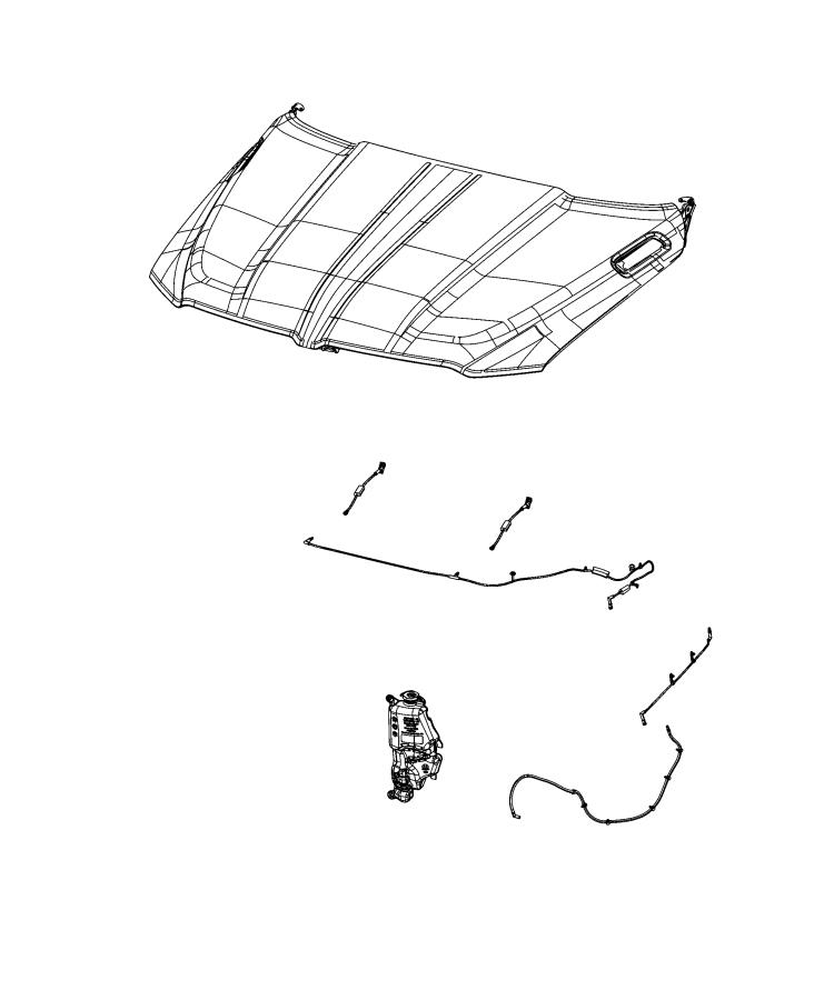 Washer System, Front. Diagram