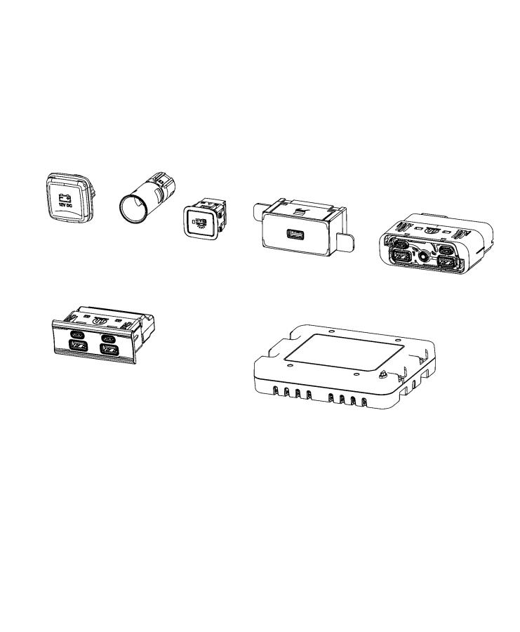 Connectors, Power, USB and Audio Media. Diagram