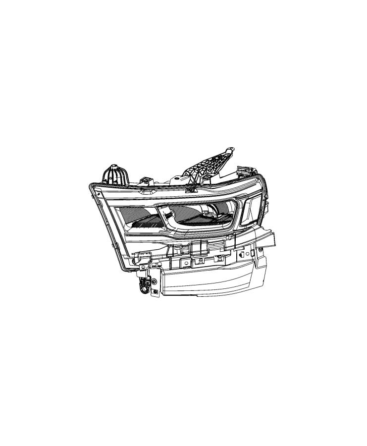 Diagram Lamps, Front. for your 1999 Chrysler 300  M 