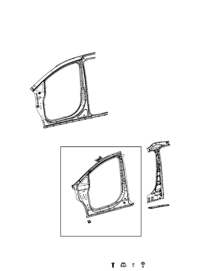 Diagram Front Aperture Panel. for your 2015 Chrysler Town & Country S  