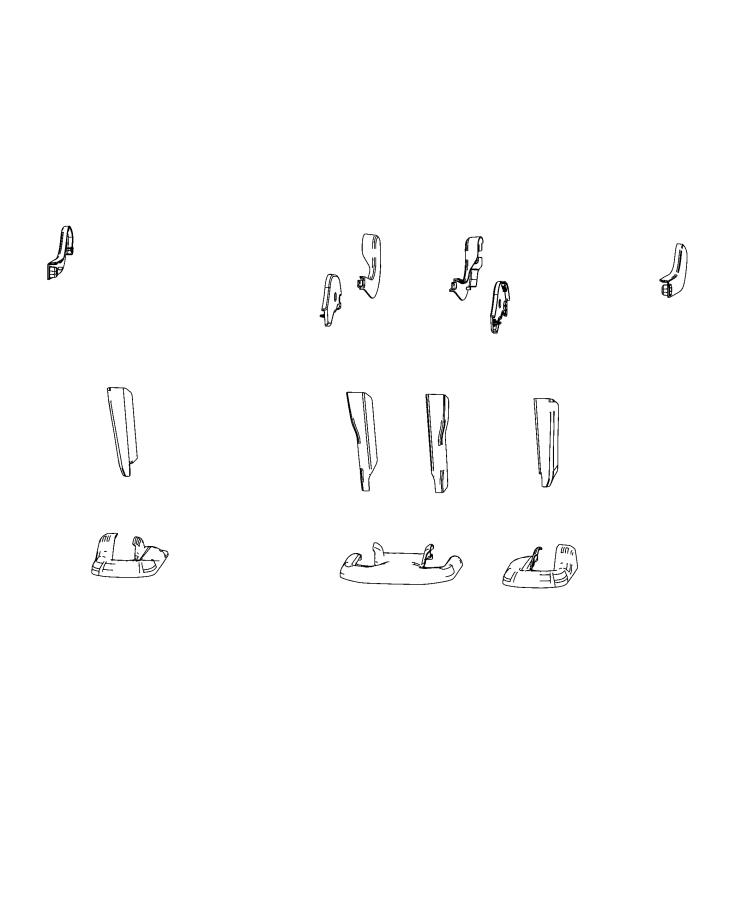 Third Row - Adjusters, Recliners, Shields and Risers, Split Seat. Diagram