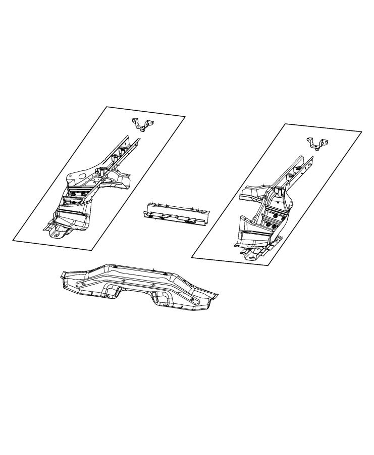 Diagram Rear Floor Pan. for your 2000 Chrysler 300  M 