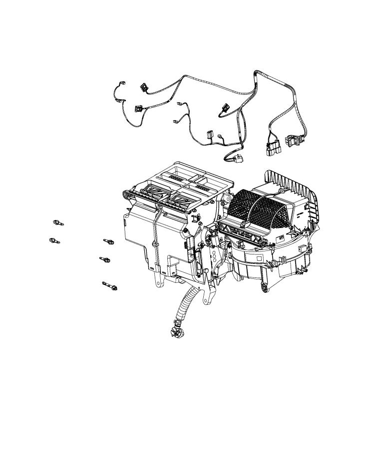 Diagram Sensors, Body. for your 2024 Chrysler Pacifica Hybrid Road Tripper  