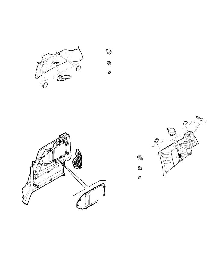 Quarter Trim Panel. Diagram