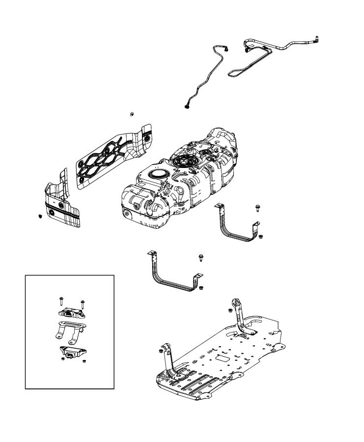 Diagram Fuel Tank and Related Parts. for your Chrysler 300  M