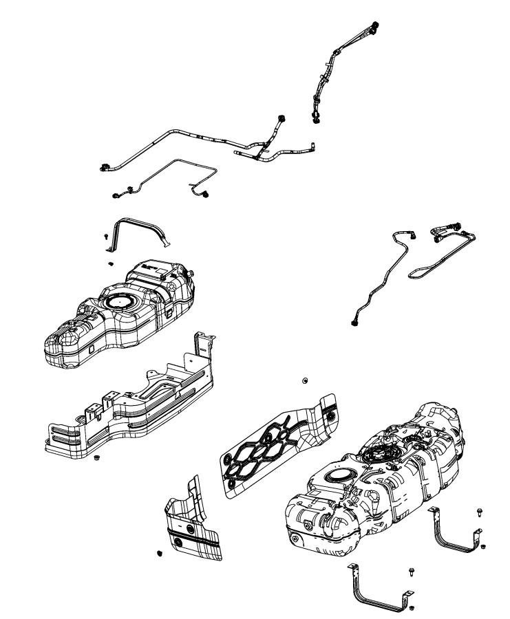 Diagram Fuel Tank and Related Parts. for your Chrysler 300  M