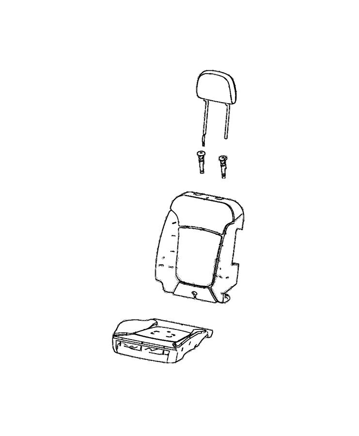 Front Seat, Bucket. Diagram