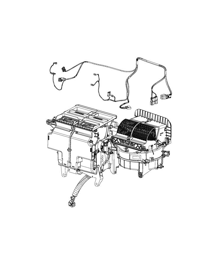 Diagram Wiring, Air Conditioning And Heater. for your 2024 Chrysler Pacifica Hybrid Road Tripper  