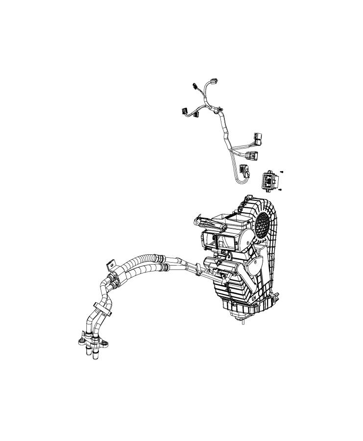 Diagram Wiring, Air Conditioning And Heater. for your 2024 Chrysler Pacifica Hybrid Road Tripper  