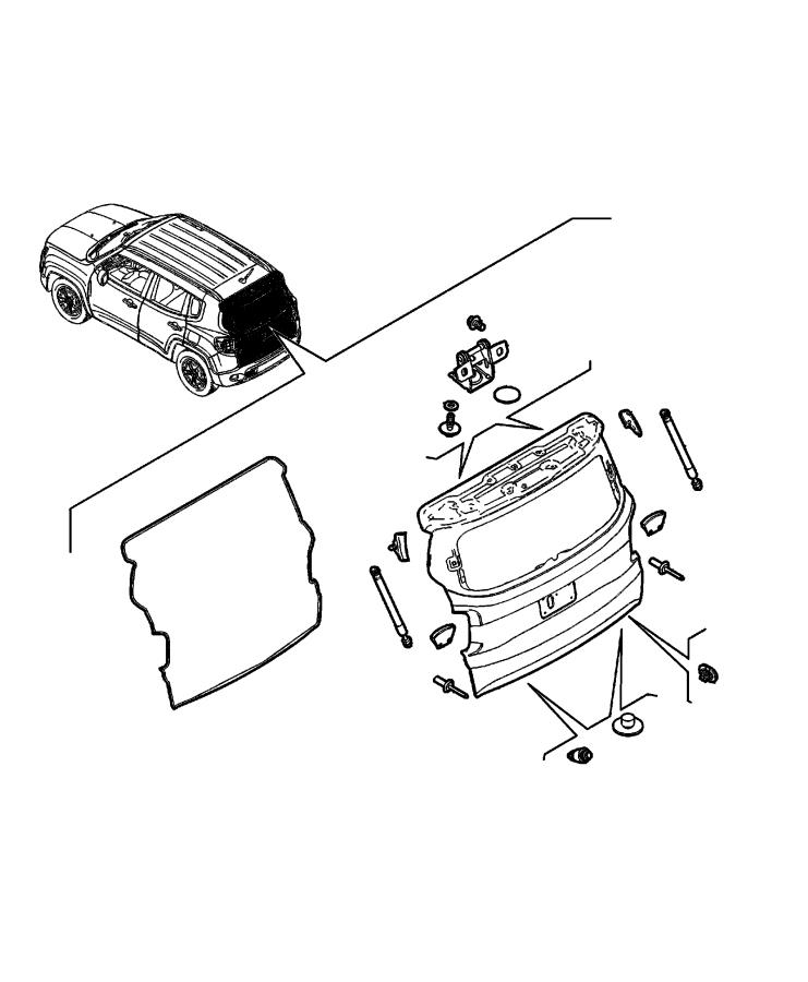 Diagram Liftgates. for your 2000 Chrysler 300  M 