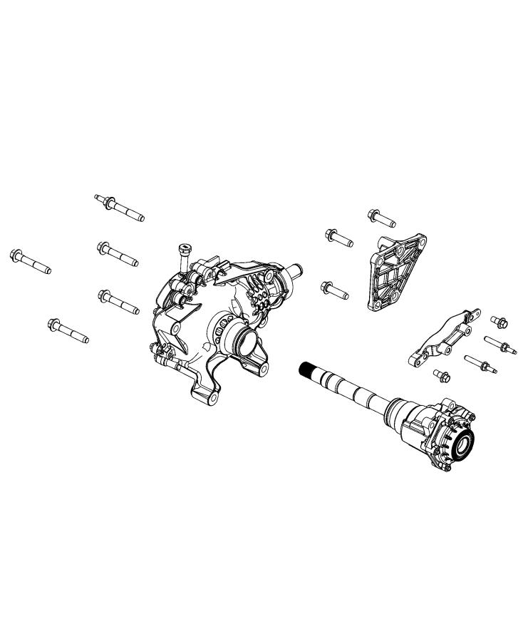 Diagram Axle Mounting, Front. for your 2000 Chrysler 300  M 