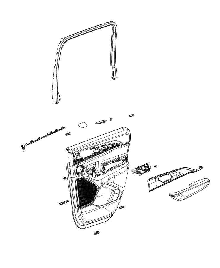 Rear Door Trim Panels. Diagram