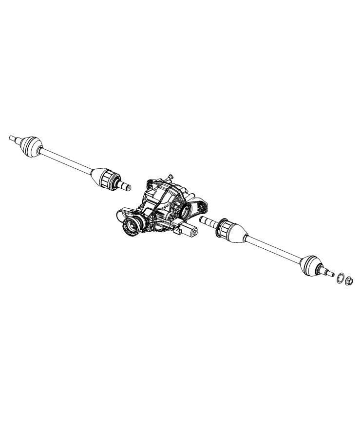 Diagram Axle Shafts, Rear. for your 2001 Chrysler 300  M 