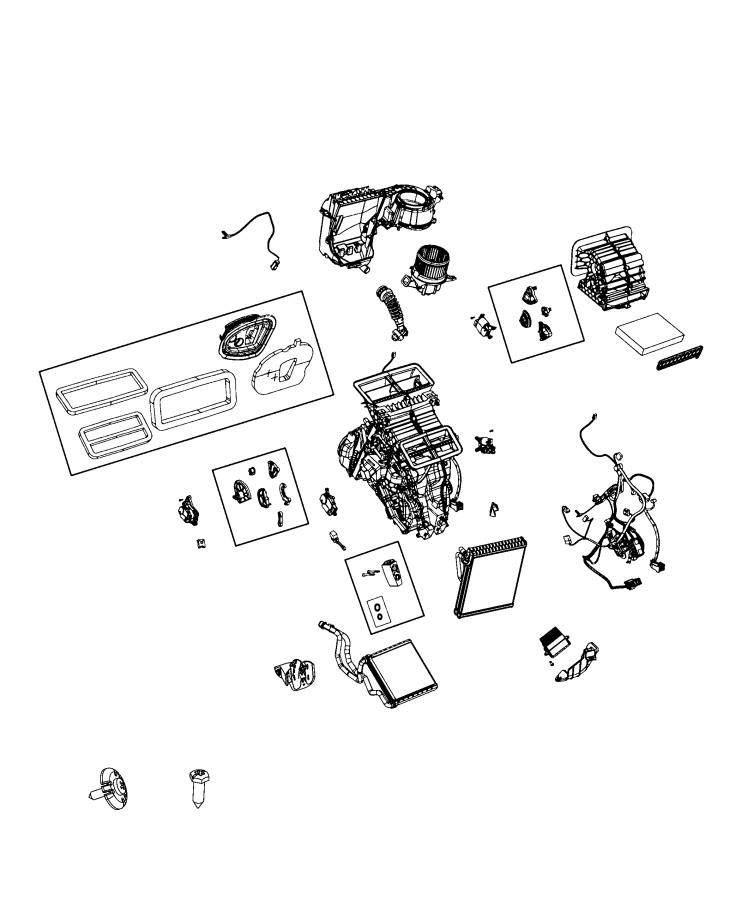 Diagram A/C and Heater Unit. for your 2000 Chrysler 300  M 