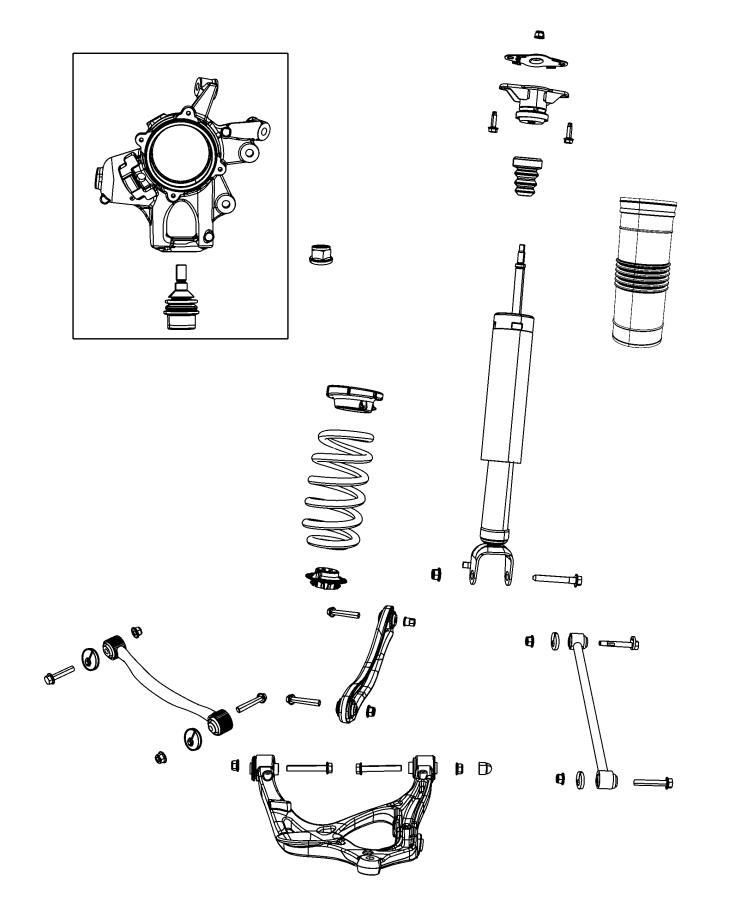 Diagram Suspension, Rear. for your Dodge