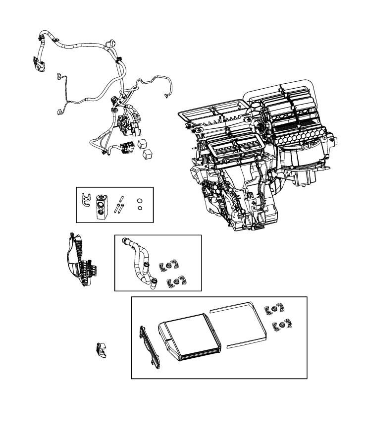 Diagram A/C and Heater Unit. for your Jeep