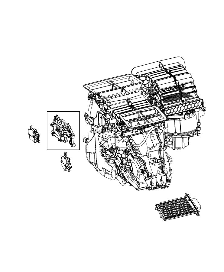 Diagram A/C and Heater Unit. for your Jeep