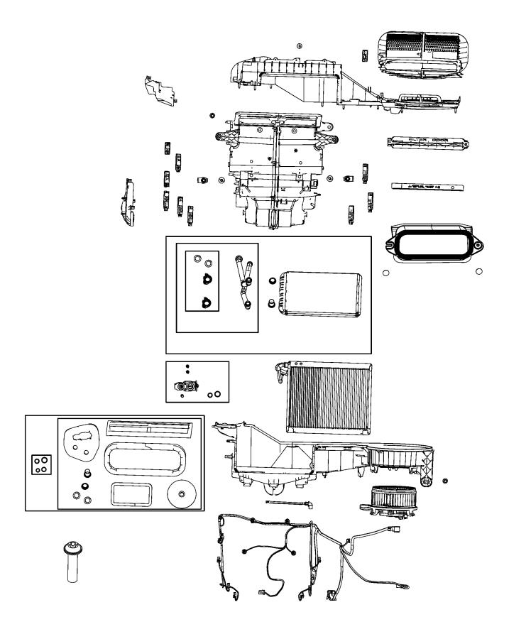 Diagram A/C and Heater Unit. for your Jeep