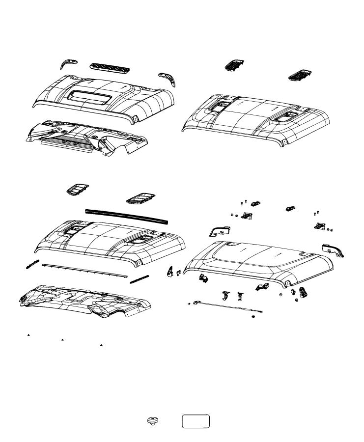 Diagram Hood and Related Parts. for your Jeep Gladiator  