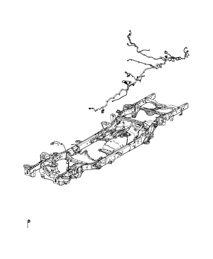 Diagram Wiring, Chassis and Underbody. for your 2022 Ram 1500  Tradesman Extended Cab 