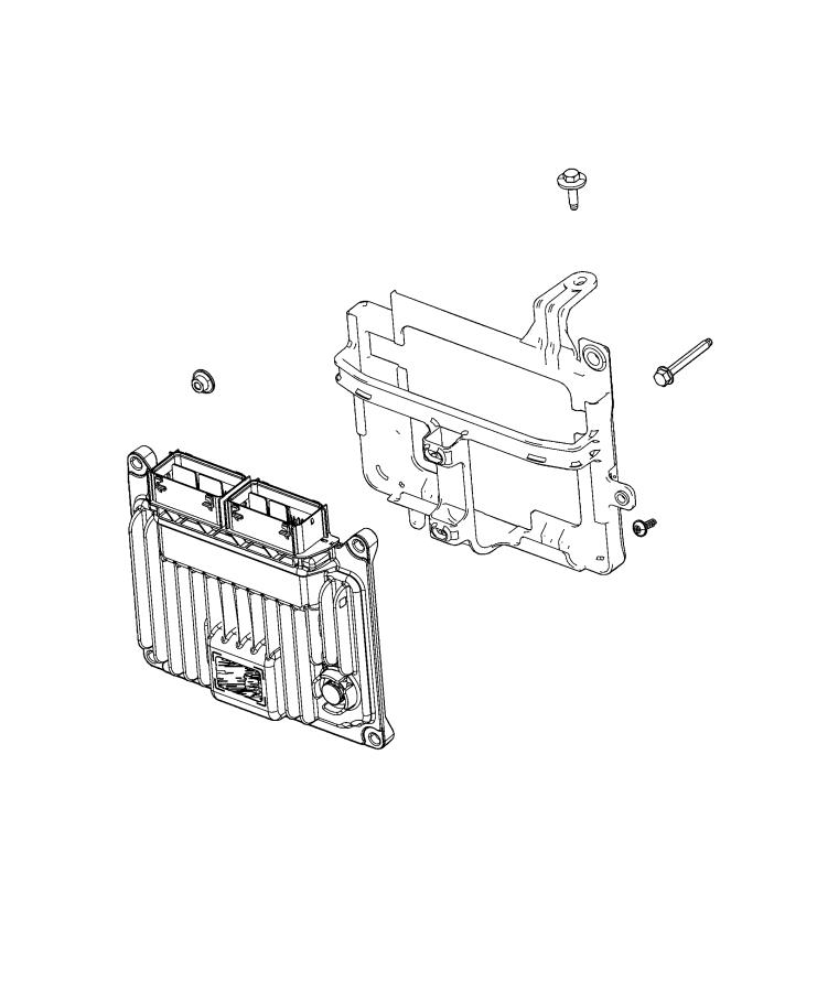 Diagram Modules, Engine Compartment. for your Jeep Grand Cherokee  