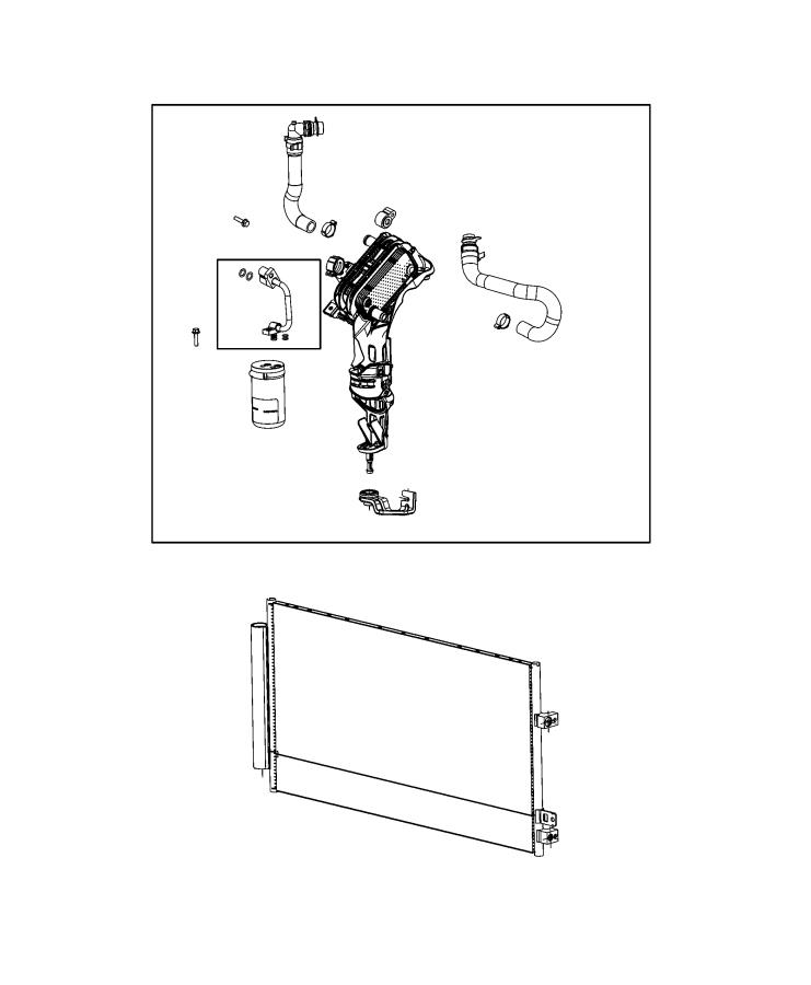 Diagram A/C Plumbing. for your 2012 Jeep Wrangler   