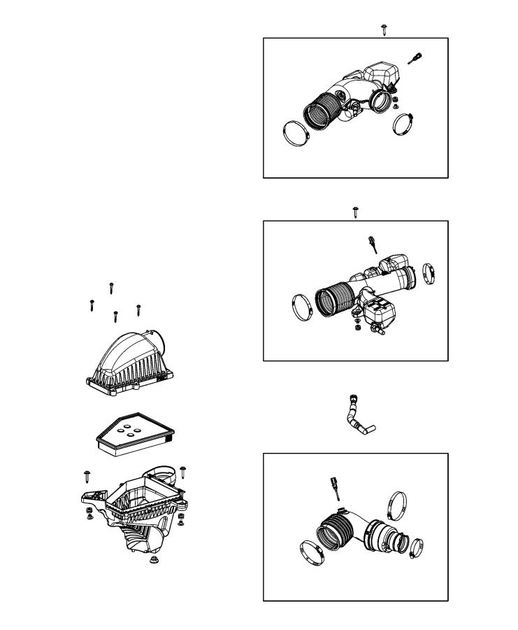 Air Cleaner and Related Parts. Diagram