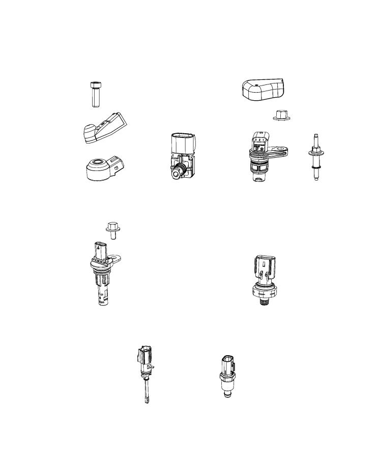 Diagram SENSORS, Engine. for your Jeep