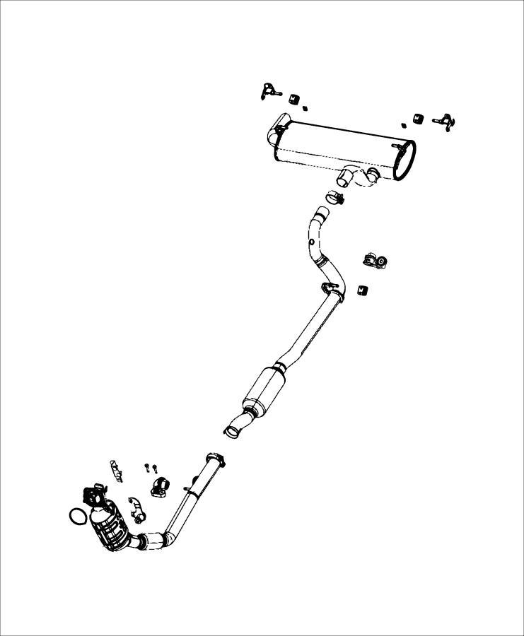 Exhaust System. Diagram