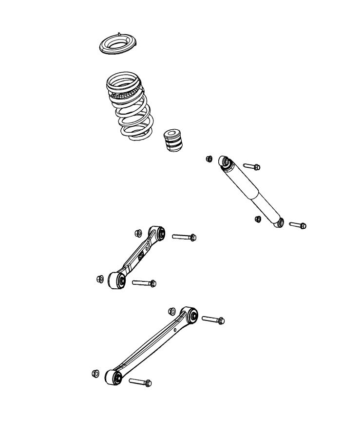 Diagram Suspension, Rear. for your 2003 Chrysler 300  M 