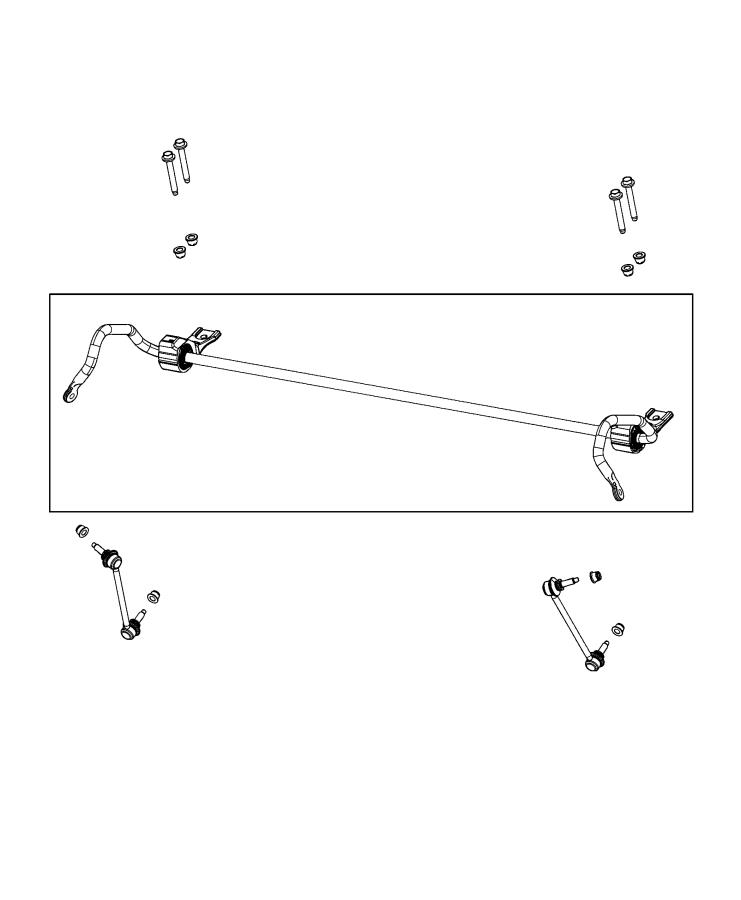 Diagram Stabilizer Bar, Rear. for your 2002 Chrysler 300  M 