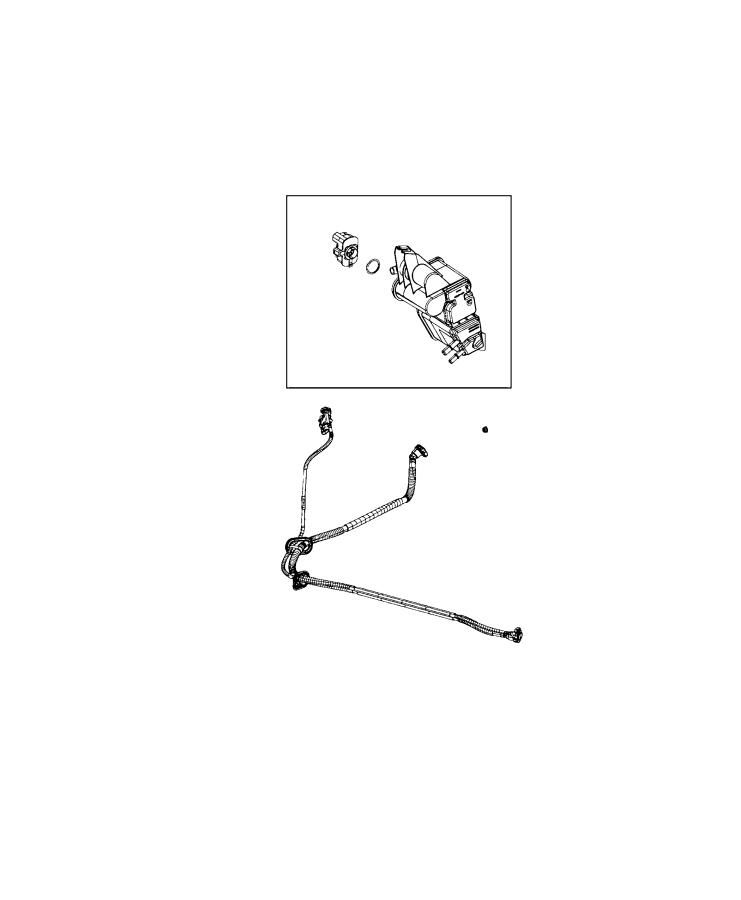 Diagram Vacuum Canister and Leak Detection Pump. for your Jeep Compass  