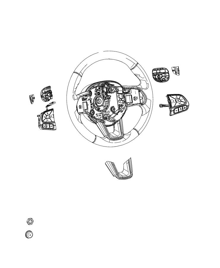 Diagram Steering Wheel Assembly. for your 2016 Fiat 500L   
