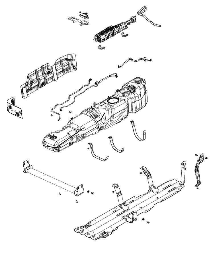 Diagram Fuel Tank and Related Parts. for your 2001 Chrysler 300  M 