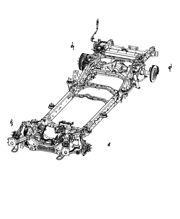 Diagram Sensors, Suspension and Steering. for your 2001 Chrysler 300  M 