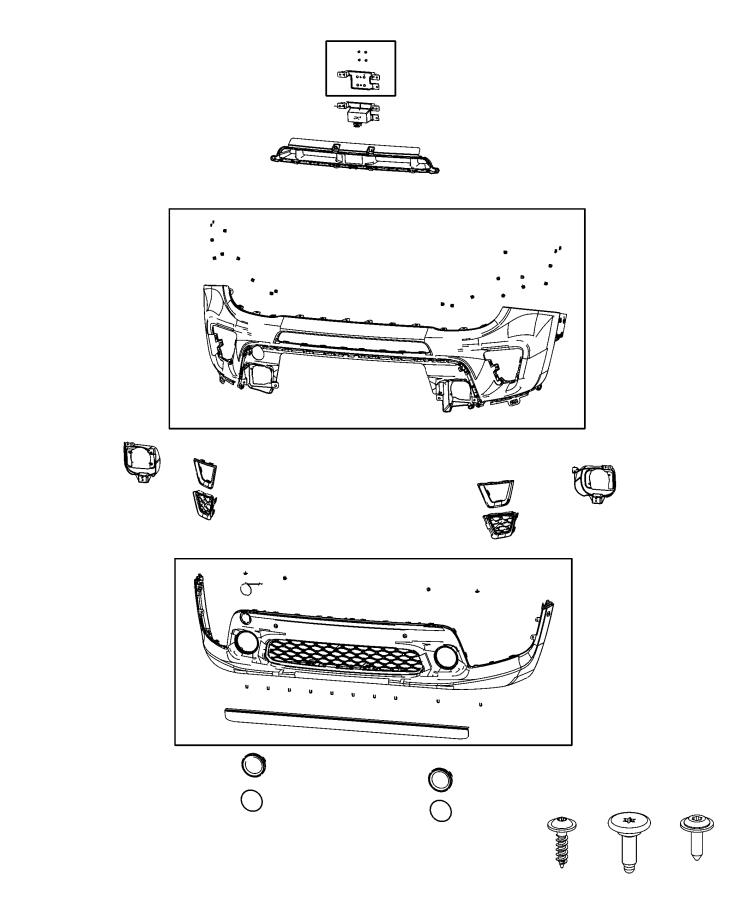 Diagram Fascia, Front. for your 2004 Chrysler 300  M 