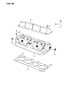 CYLINDER HEAD SJ CHEROKEE, SJ WAGONEER, J10, J20 Diagram