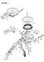 Diagram AIR CLEANER SIX CYLINDER, V-6 XJ CHEROKEE, XJ WAGONEER, COMANCHE for your 1997 Jeep Cherokee