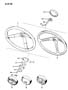 WHEEL, STEERING SPORT WHEELS SJ CHEROKEE, SJ WAGONEER, J10, J20 Diagram