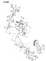 PUMP MOUNTING, POWER STEERING FOUR CYLINDER XJ CHEROKEE, XJ WAGONEER, COMANCHE Diagram