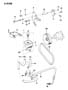 PUMP MOUNTING, POWER STEERING DIESEL XJ CHEROKEE, XJ WAGONEER, COMANCHE Diagram