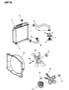 RADIATOR AND RELATED PARTS 3.9L, 318 AND 360 ENGINES B,D BODY Diagram