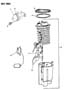 Diagram FUEL PUMP MODULE AND LEVEL UNIT 2.5L, 3.9L, 318 AND 360 ENGINES B,N,D BODY - 1990 for your Dodge