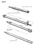 Diagram SHAFT, PROPELLER REFERENCE LISTING for your 2002 Chrysler 300 M