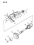 Diagram GOVERNOR AND OUTPUT SHAFT AUTOMATIC TRANSMISSION, A500 4 SPEED B,N,D BODY for your Dodge