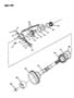 Diagram GOVERNOR AND OUTPUT SHAFT AUTOMATIC TRANSMISSION, A518 4 SPEED B,N,D BODY for your Dodge