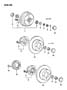 Diagram BRAKE, DRUM AND DISC BEARINGS, REAR H41 (2000 GTX) (FWD) for your 2001 Chrysler 300 M